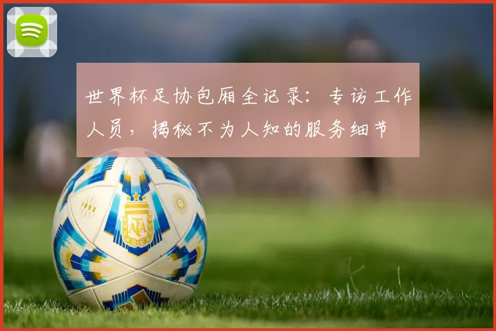 世界杯足协包厢全记录:专访工作人员,揭秘不为人知的服务细节